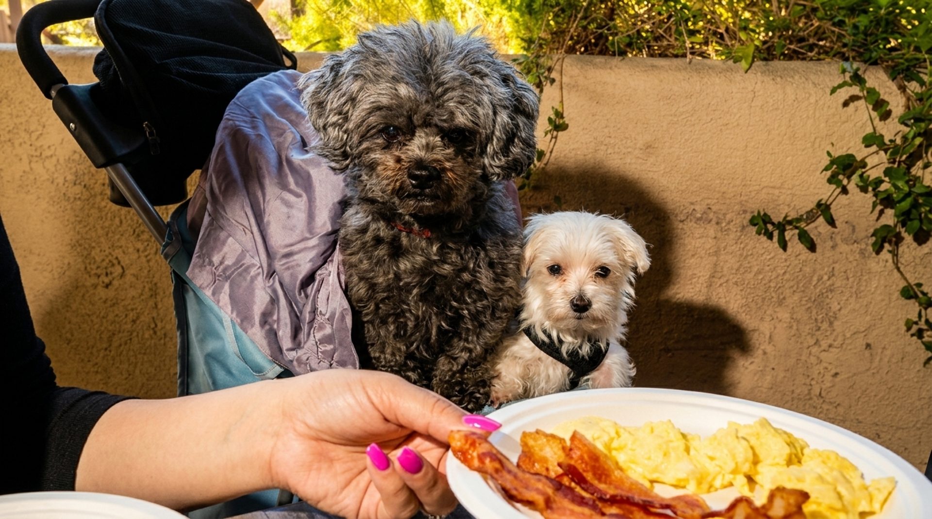 Dogs welcome. Neighbors too.