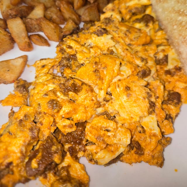Chorizo & Eggs.