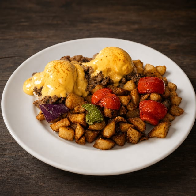 Carne Asada Benedict.